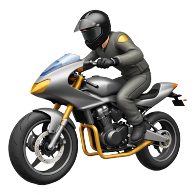 Motorcycle wheelie sticker