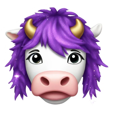 Sparkles ninja cow  sticker