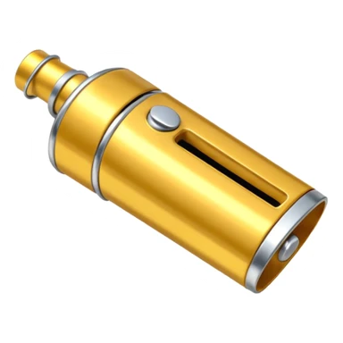 just a referee whistle. normal metal whistle used in sports sticker