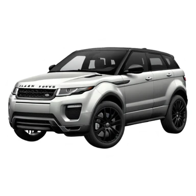 2024 BLACK LandRover evoque with black rims, black trim and black interior  sticker