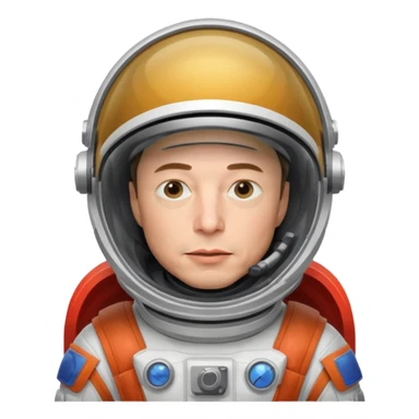 Elon Musk in the space Neutral sticker