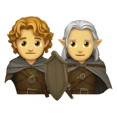 lotr felowship sticker