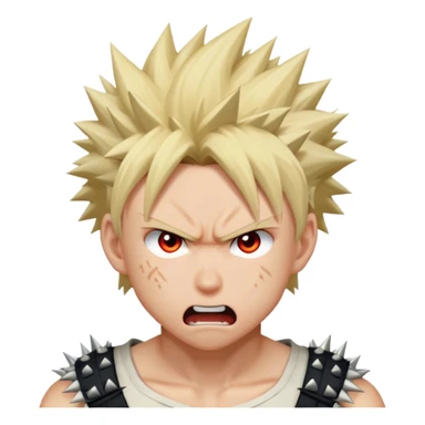 Katsuki Bakugo angry sticker