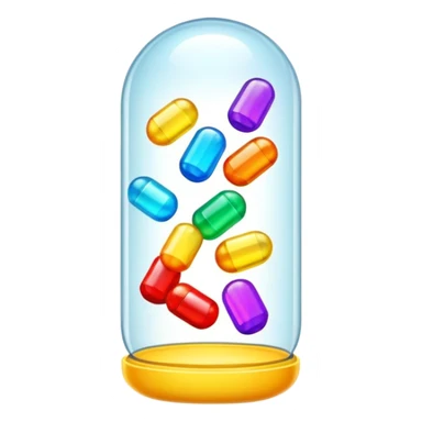 Gacha capsule sticker