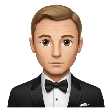 james bond sticker