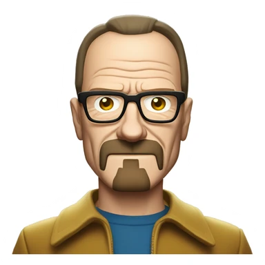 Walter white in a super man suit  sticker