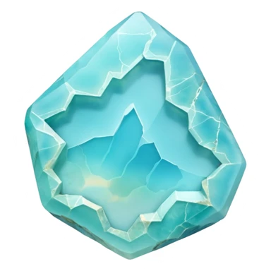peruvian opal gemstone raw crystal mineral sticker