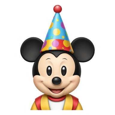 mickey mouse birthday sticker