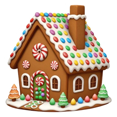Gingerbread house sticker