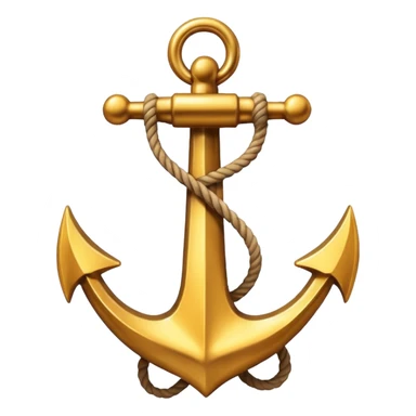 Anchor ambersand sticker
