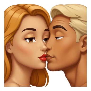 Gay kiss sticker