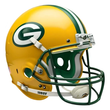 Green Bay packers helmet olds hool sticker