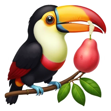 toucan and guava together sticker