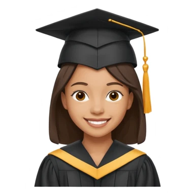 Bird graduate college sticker