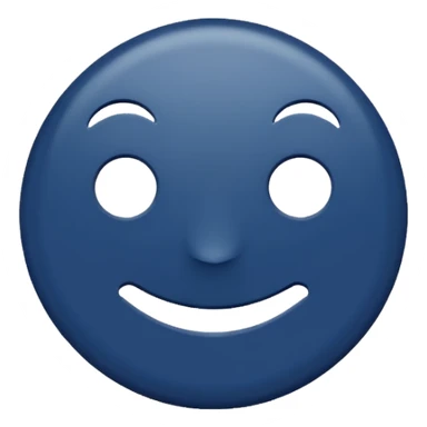 navy blue circle sticker