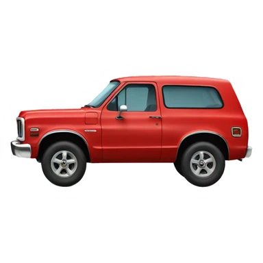 Red 1972 blazer  sticker