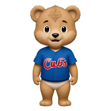 Chicago Cubs Clark the Cub sticker