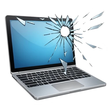 Throw laptop out of window emoji sticker