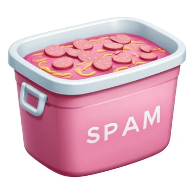 van gogh slop style pink SPAM art landscape sticker