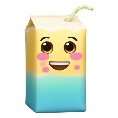 Kawaii juice box  sticker