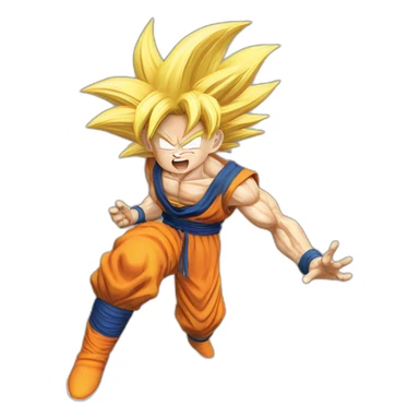 Goku beat saitama sticker