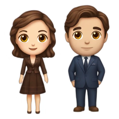 blair waldorf et nate archibald sticker