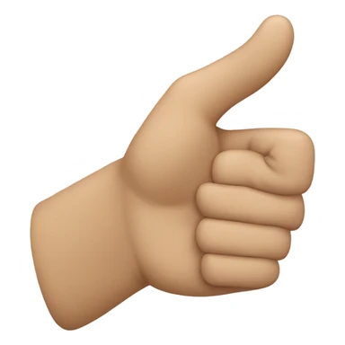 Hand in handshake way waving sideways sticker