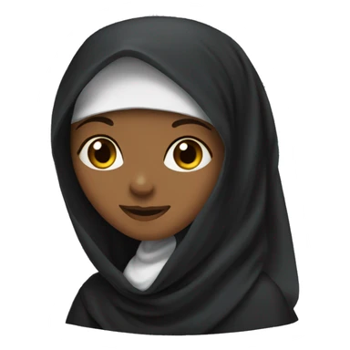 The girl in the niqab sticker