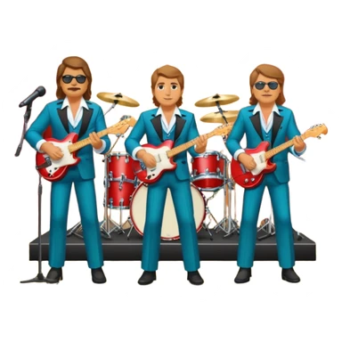 The eagles band  sticker