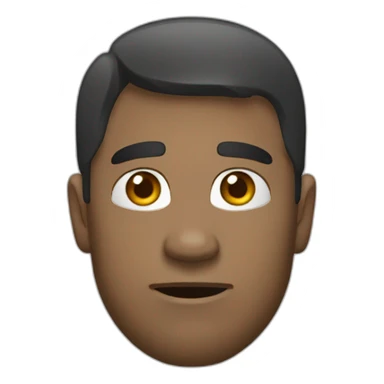 Tête penché sur la gauche sticker