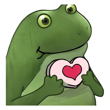 Hugs and hearts sticker