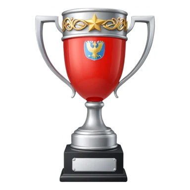 russia sport silver sticker