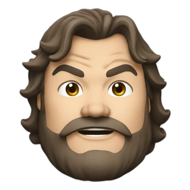 jack black in pick of destiny sticker