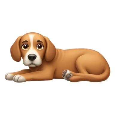 Chill guy dog sticker