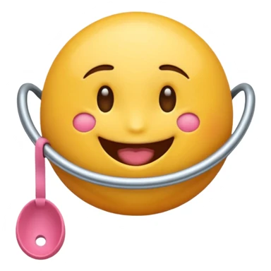 Emoji Sigma con una mandíbula muy marcada y con una ceja levantada y la otra abajo sticker