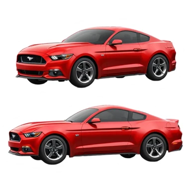 Ford Mustang perfect view sticker