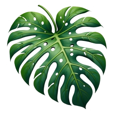 Dalmatian print monstera  sticker