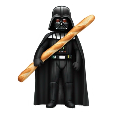 Dark vador avec baguette sticker