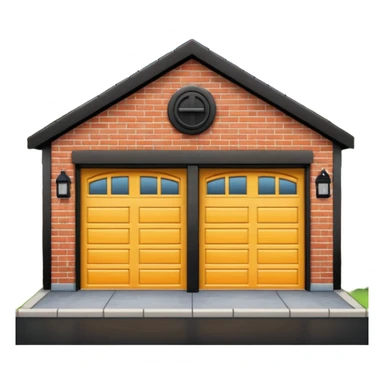 garage near the house sticker