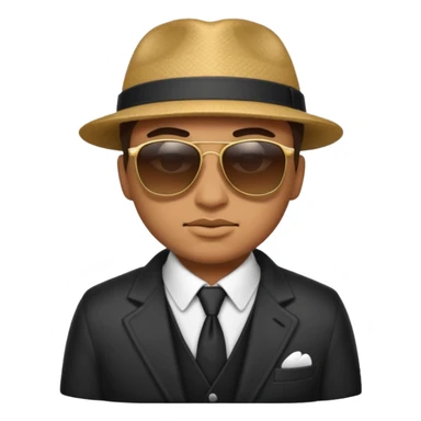 Gangster classic emoji ,simular to 😎 sticker