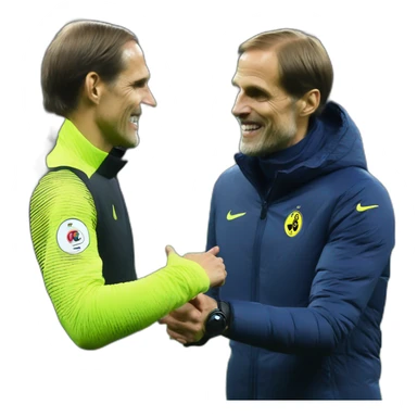 conte tuchel handshake sticker