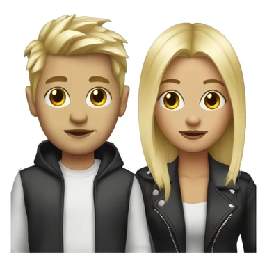 very ugly girl with blonde dj sticker