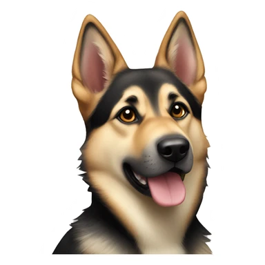 German Shepard husky mix  sticker