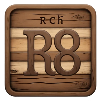 the word "RCH" on a sign sticker