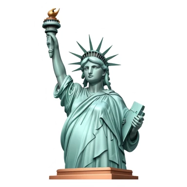 Statue of Liberty landmark sticker