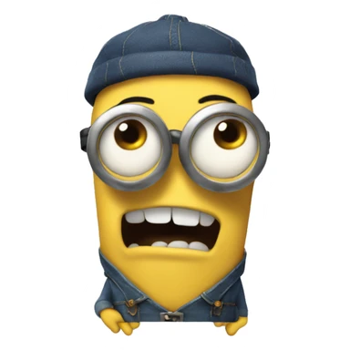 Despicable 4 character mega minion  sticker