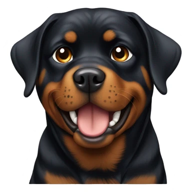 Rottweiler dog  sticker