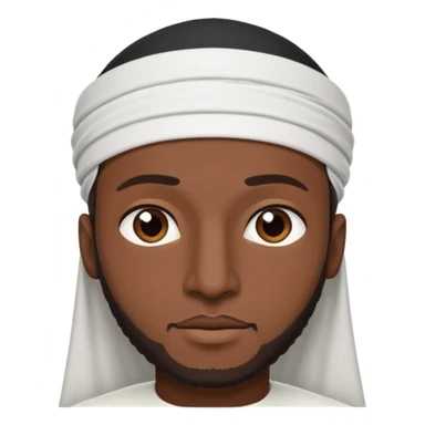 black Muslim men sticker