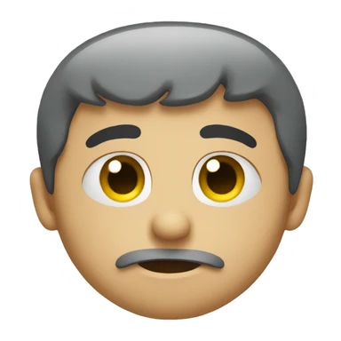 Shrug with sad face  sticker