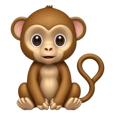 Monkey Stuffed animal sticker